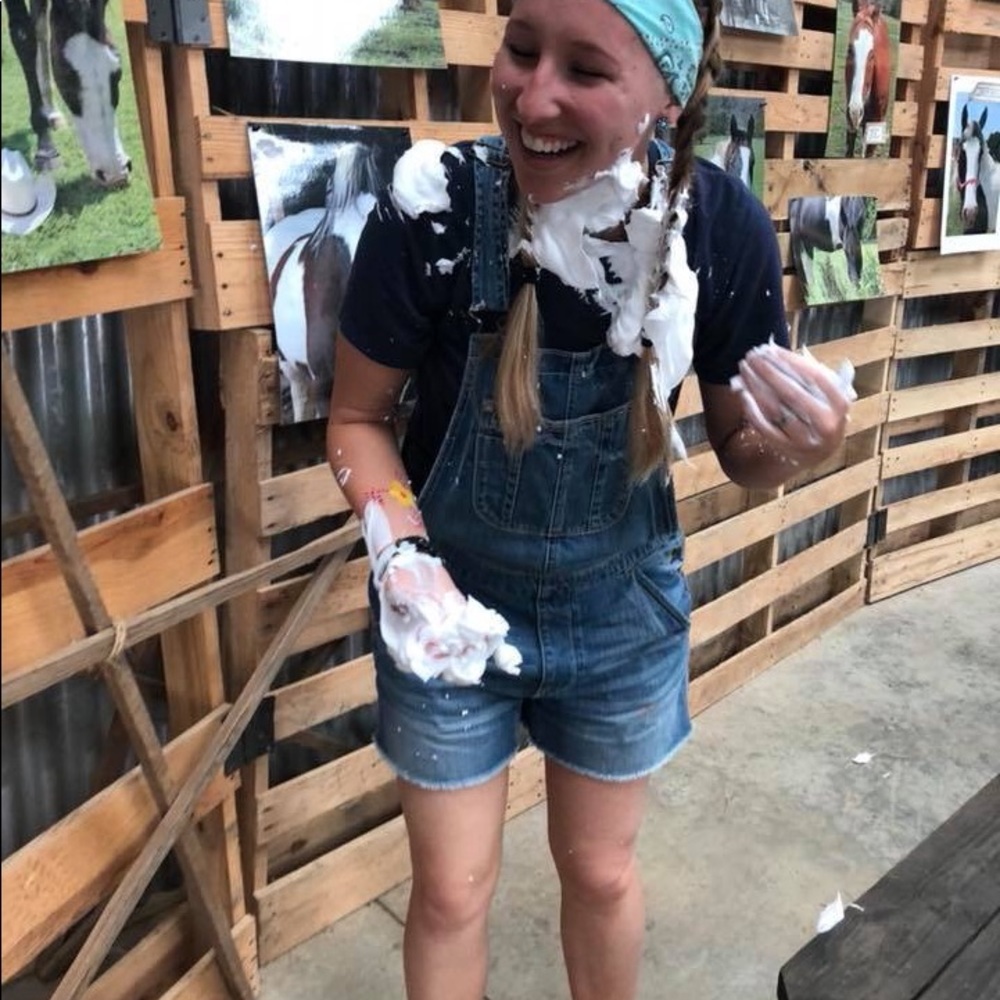 American Eagle overalls